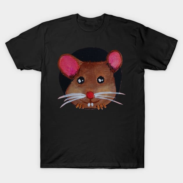 Funny Mouse T-Shirt by PaintingsbyArlette